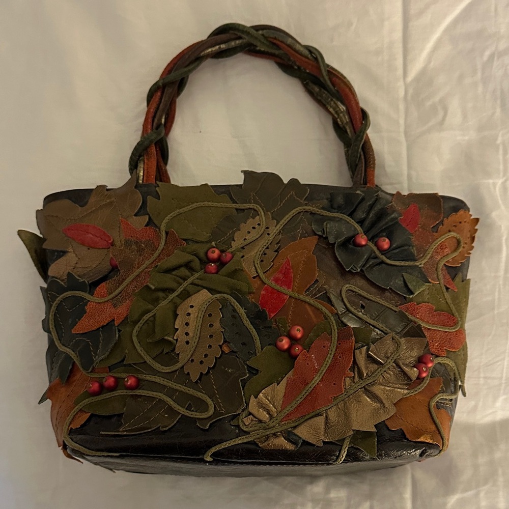 Braccialini - Leaf Design Hand Bag - Multicolor